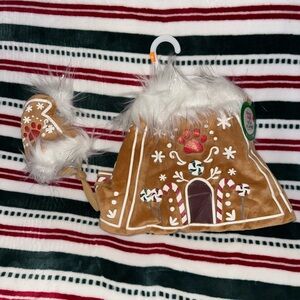 Gingerbread theme Christmas *pet* outfit with hat